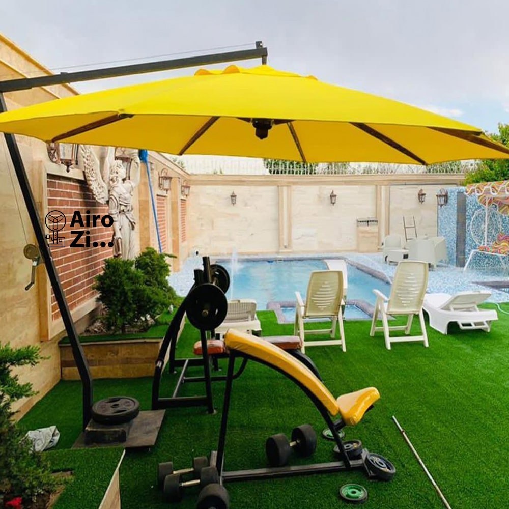 چتر و سایبان پایه کنار قطر ۴ متر