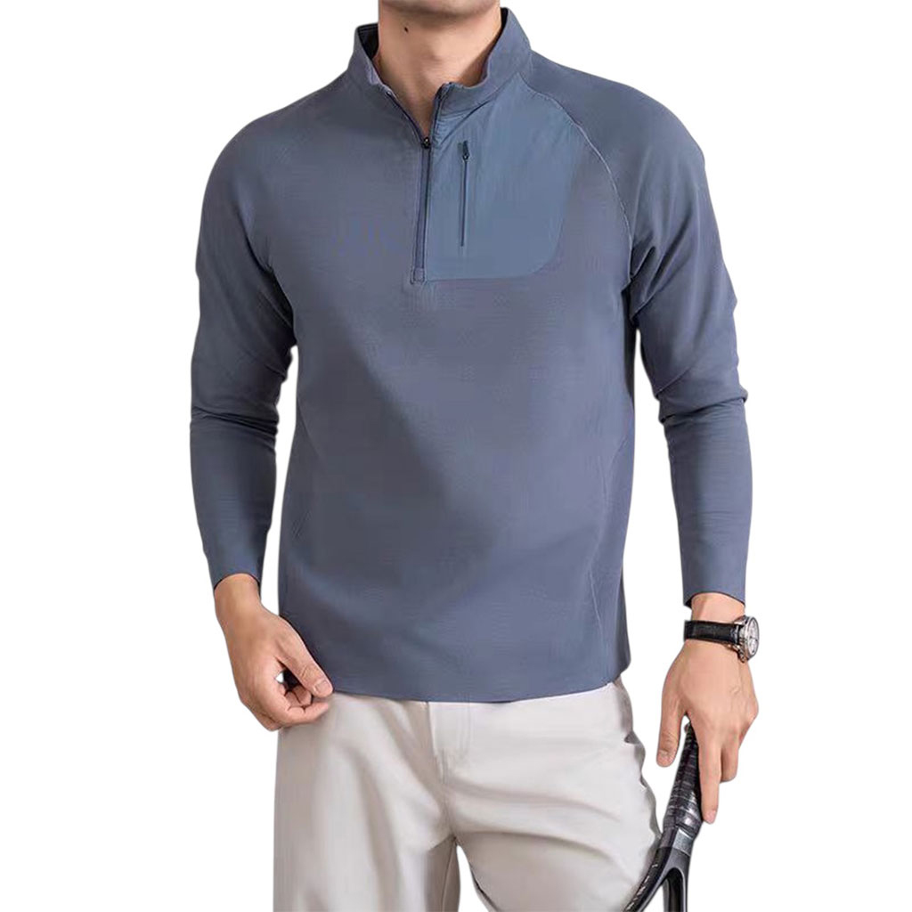 بلوز نیم زیپ مردانه اسنوهاک مدل 7456
