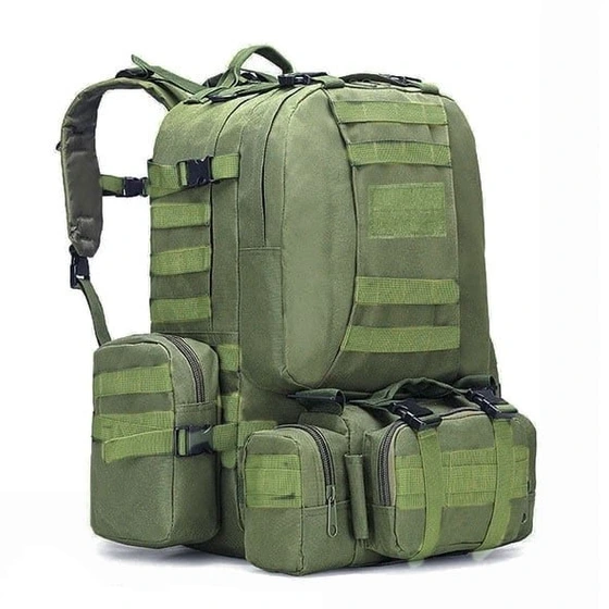 کوله پشتی تاکتیکال ۴ تکه ظرفیت ۵۵ لیتر