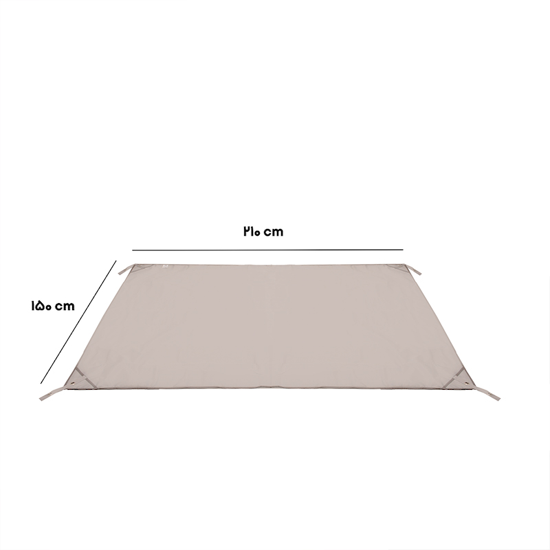 زیرانداز چادر هپی‌کمپ مدل HIDRO MAT کد 46860 – سایز S