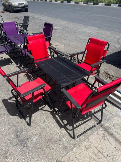 میز و صندلی تاشو مسافرتی ست ۴ نفره